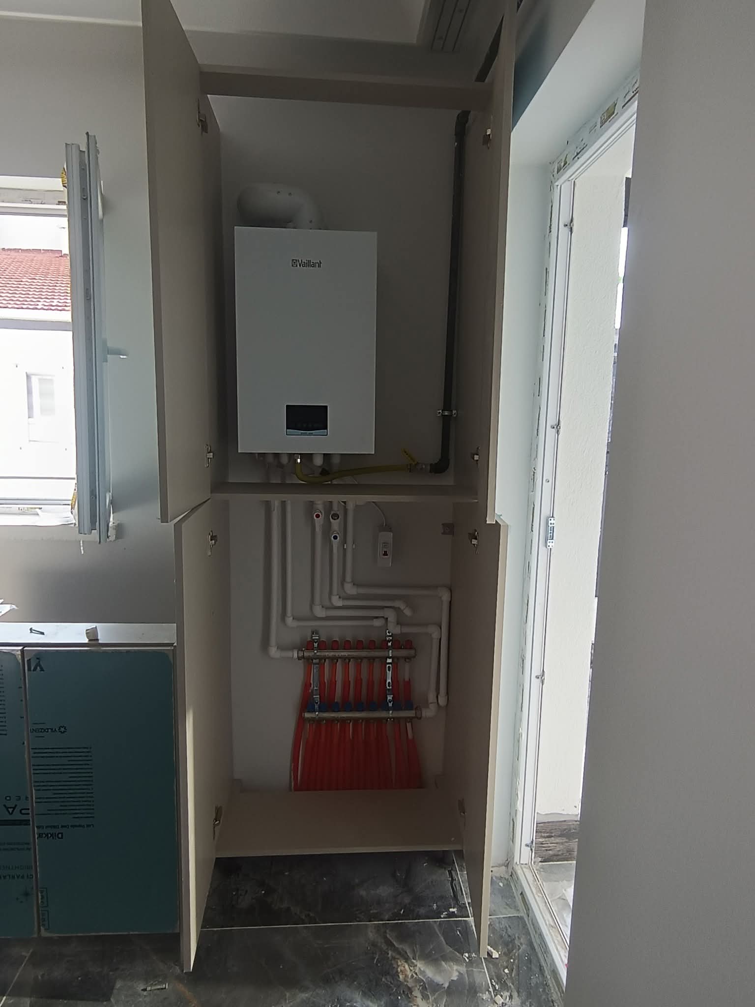 Vaillant kombi dolap montajı